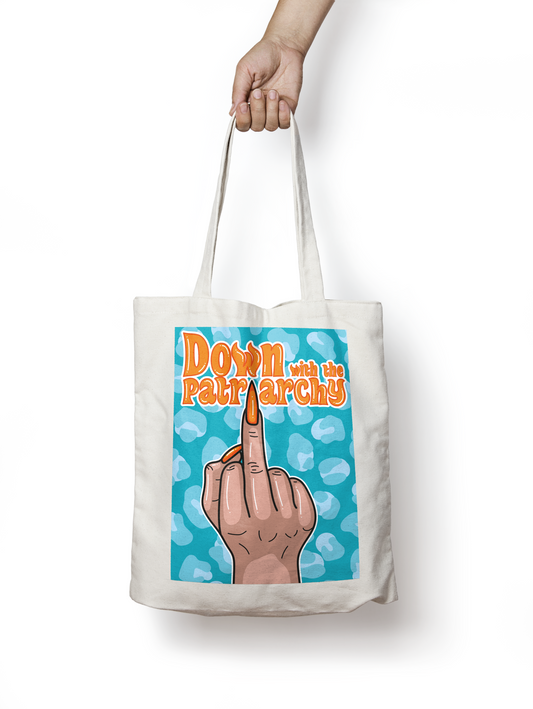 Down with the Patriarchy Tote Bag