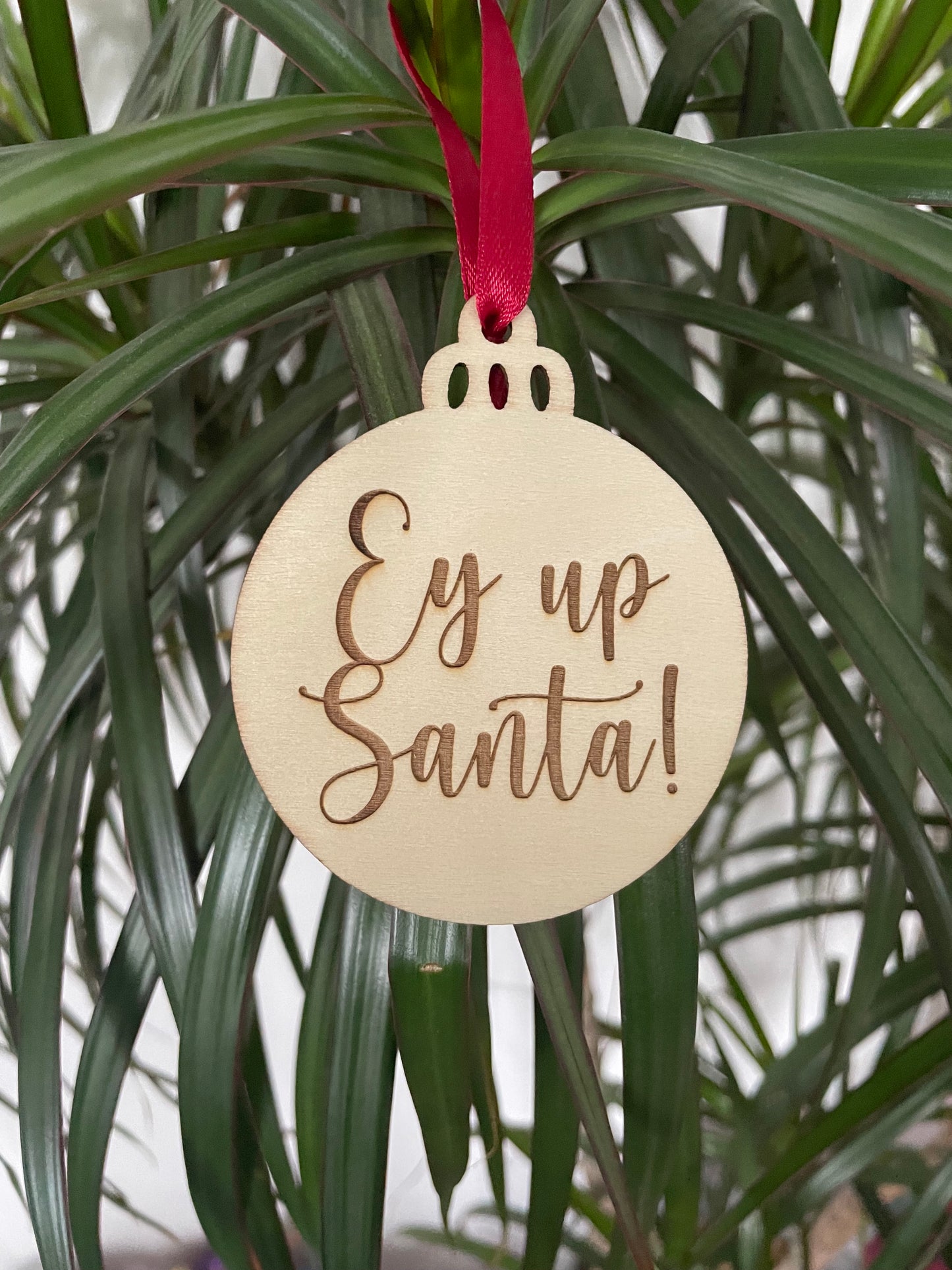 Three Yorkshire Christmas Bauble Decoration