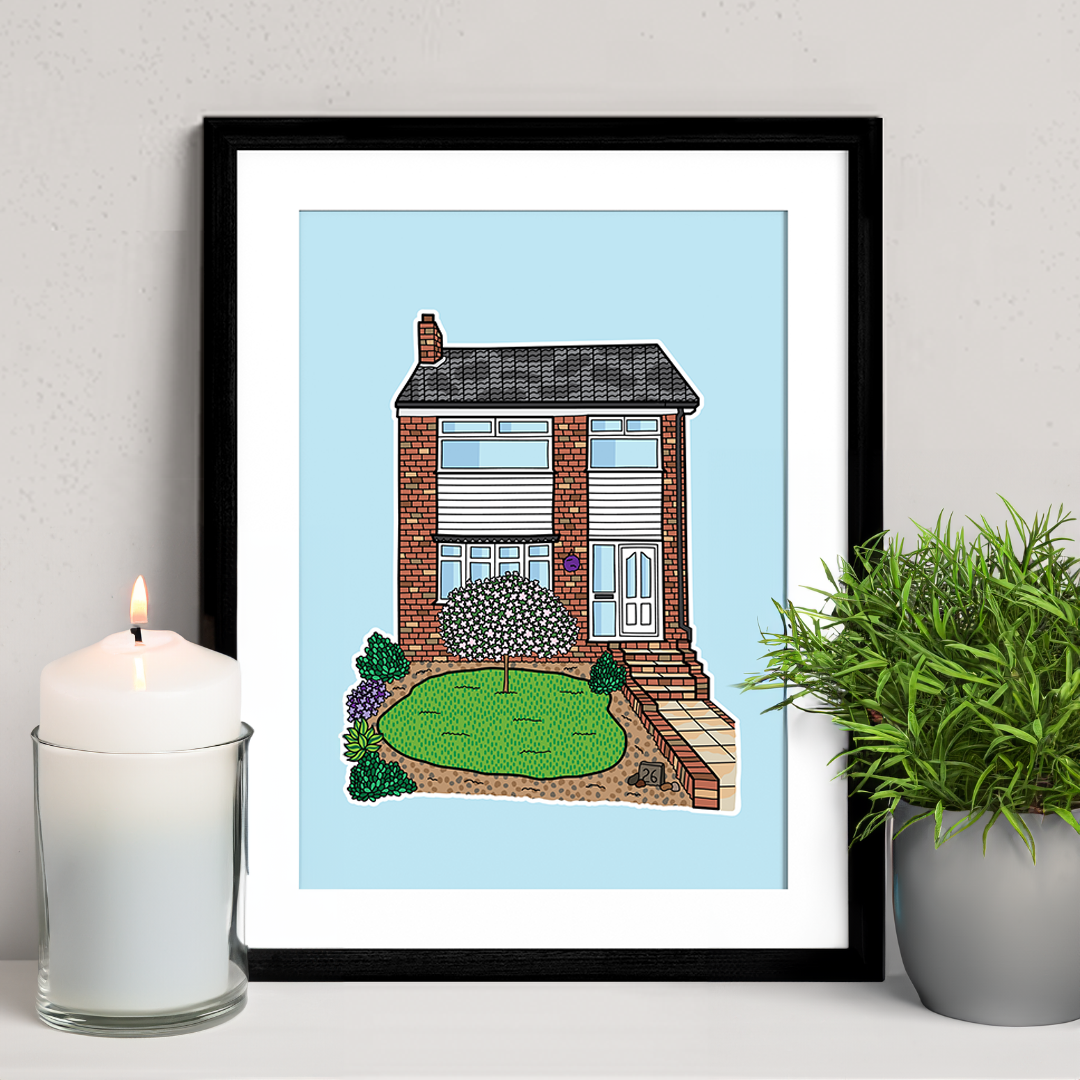 Custom Home Illustration