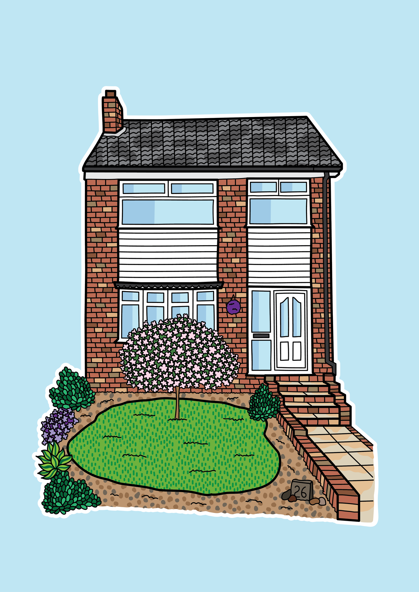 Custom Home Illustration