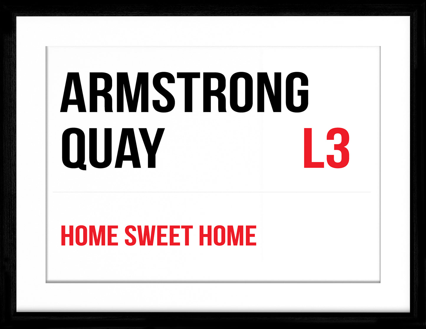 Personalised street name