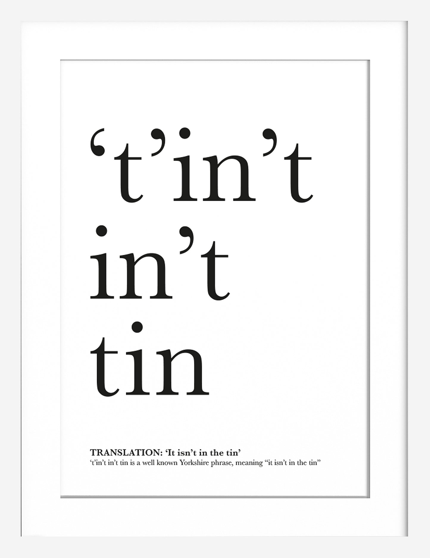 Tint int tin