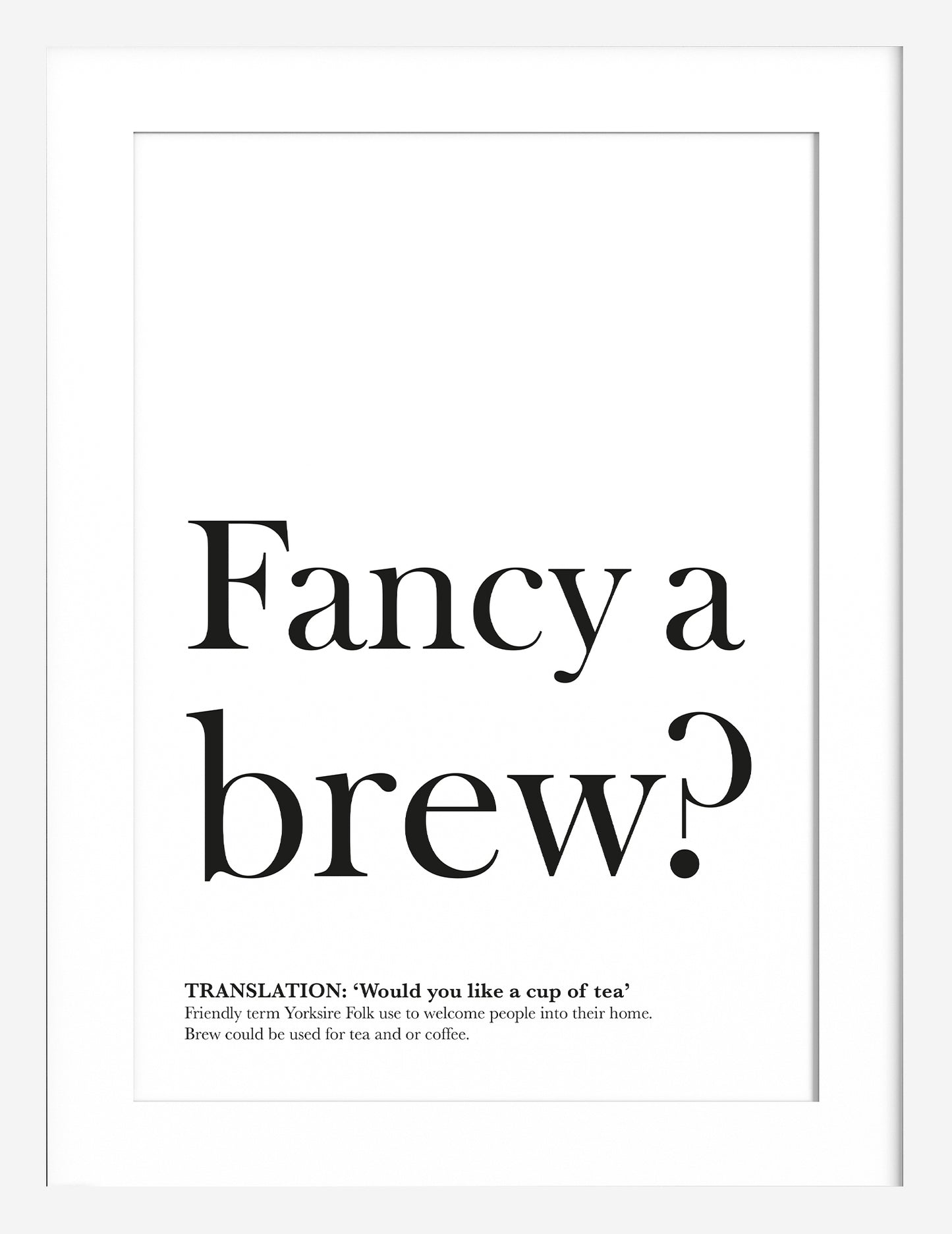 Fancy a Brew?