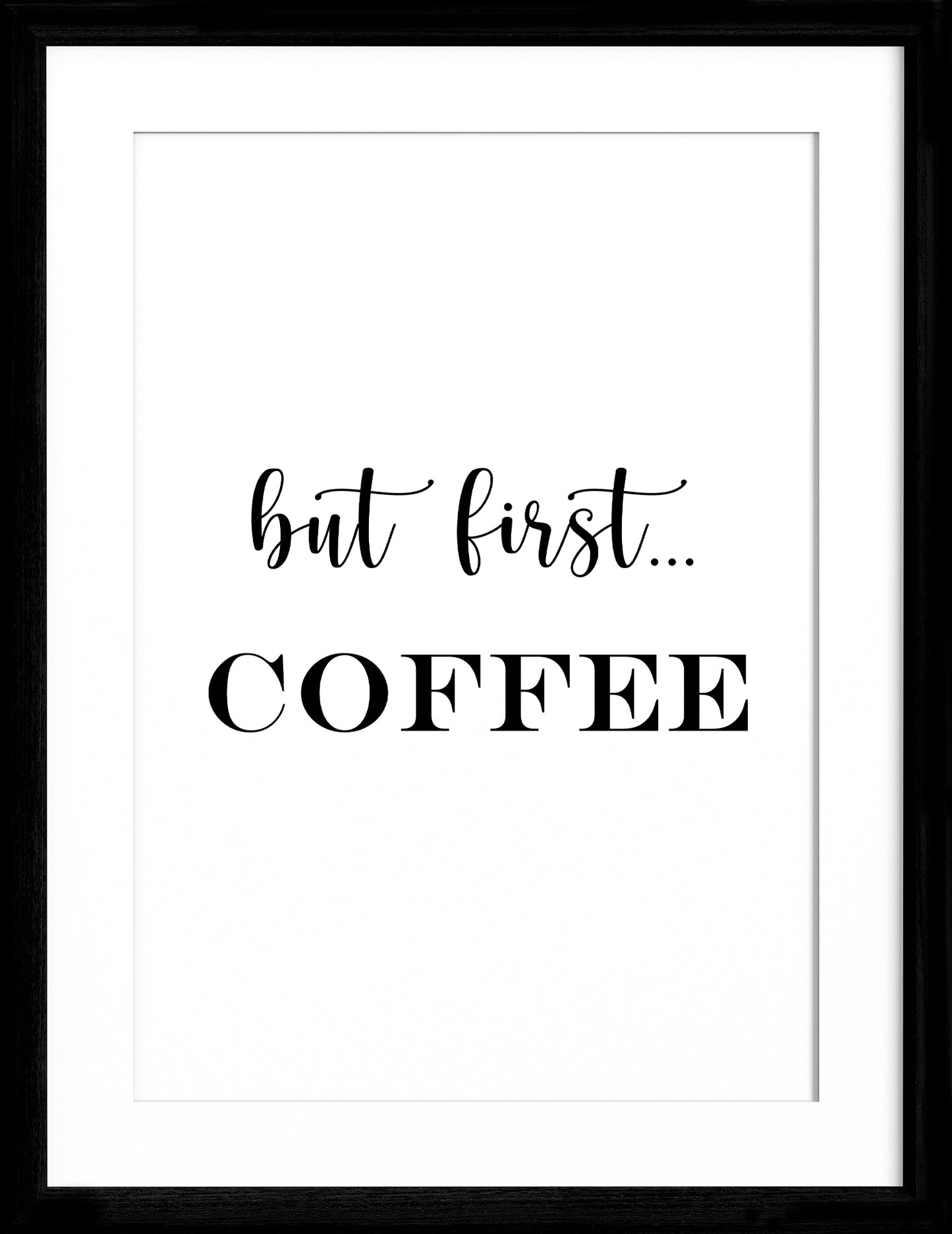 The day begins after coffee