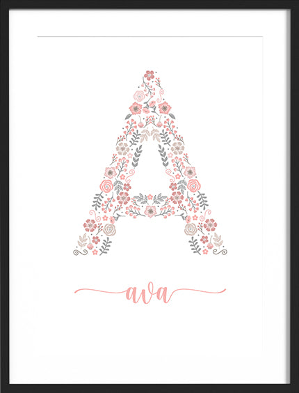 Floral Nursery - Personalised