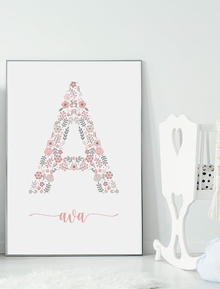 Floral Nursery - Personalised