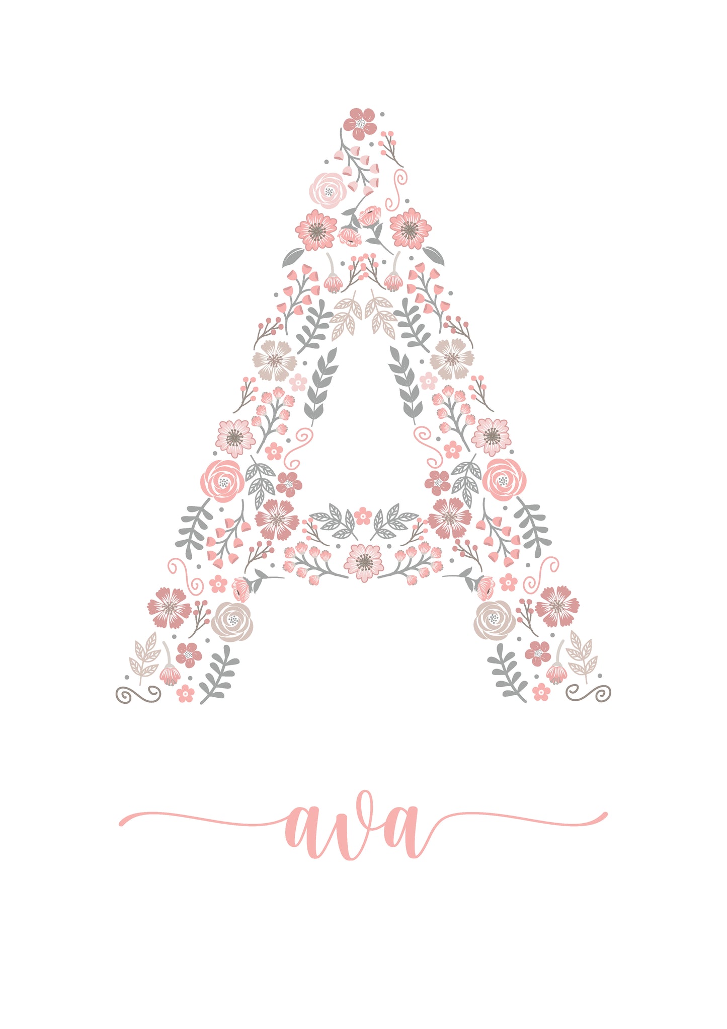 Floral Nursery - Personalised