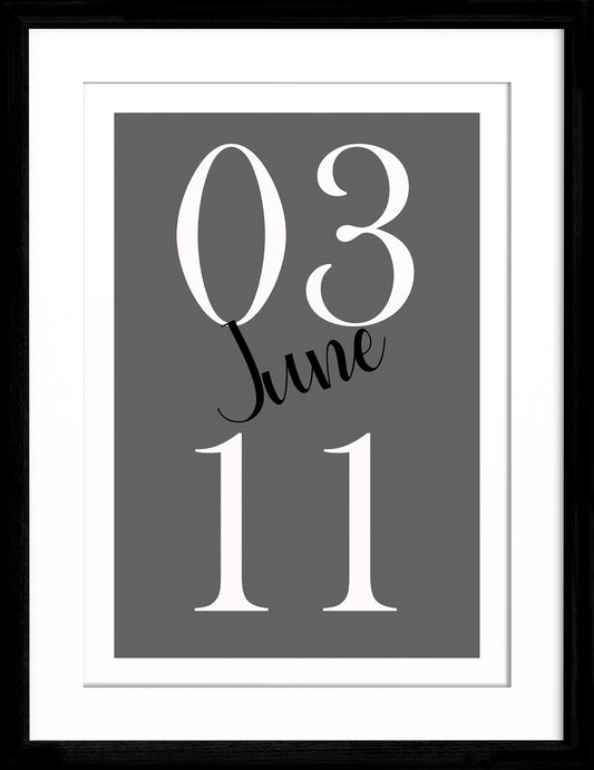 Your Special Date - Grey