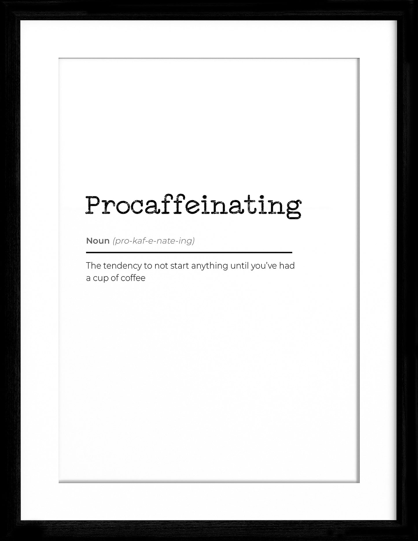 Procaffeinating