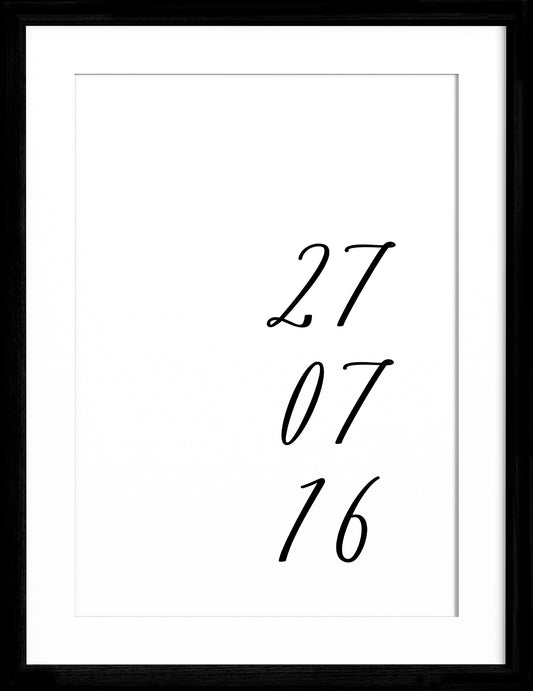 Minimalist Special Date