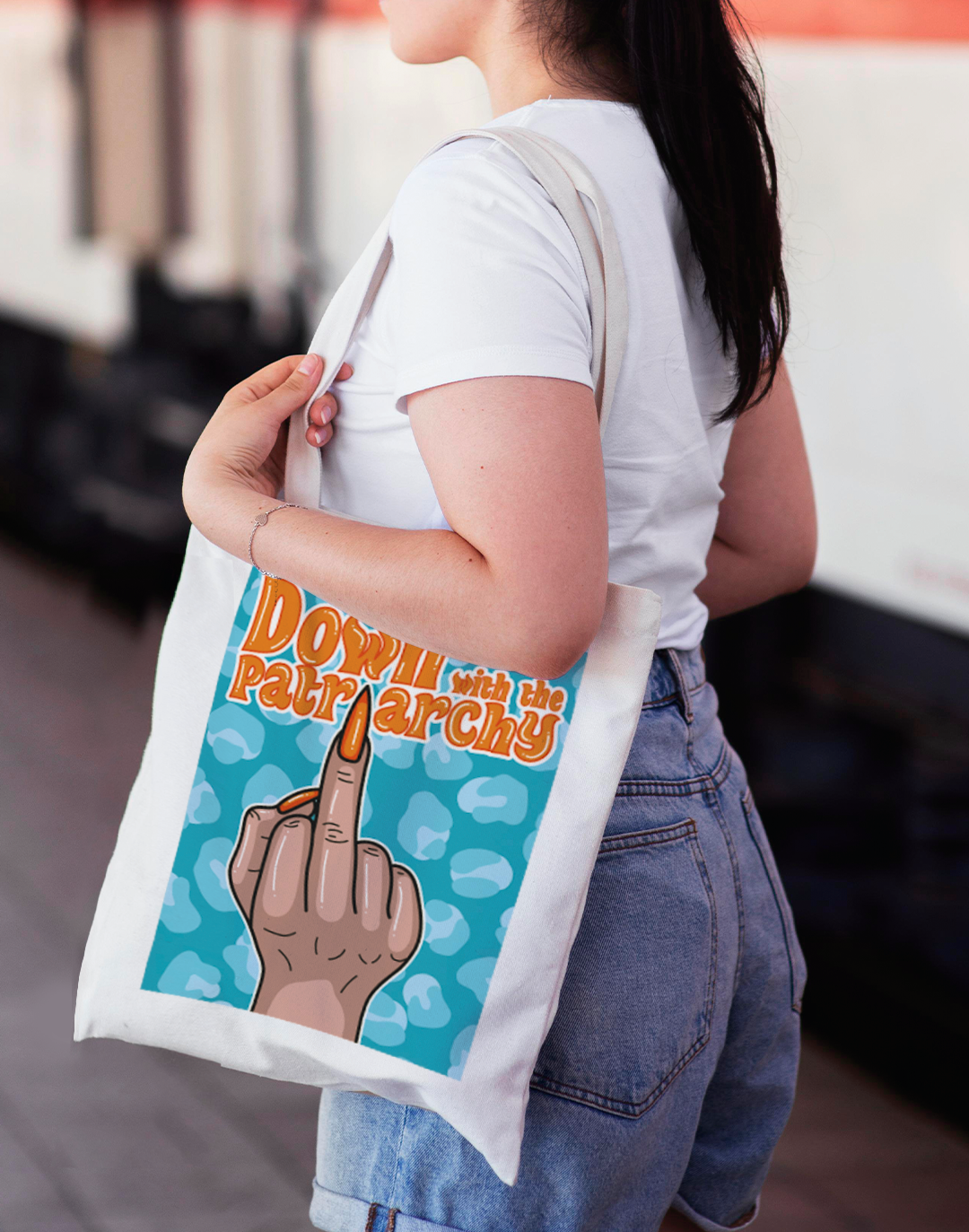 Down with the Patriarchy Tote Bag