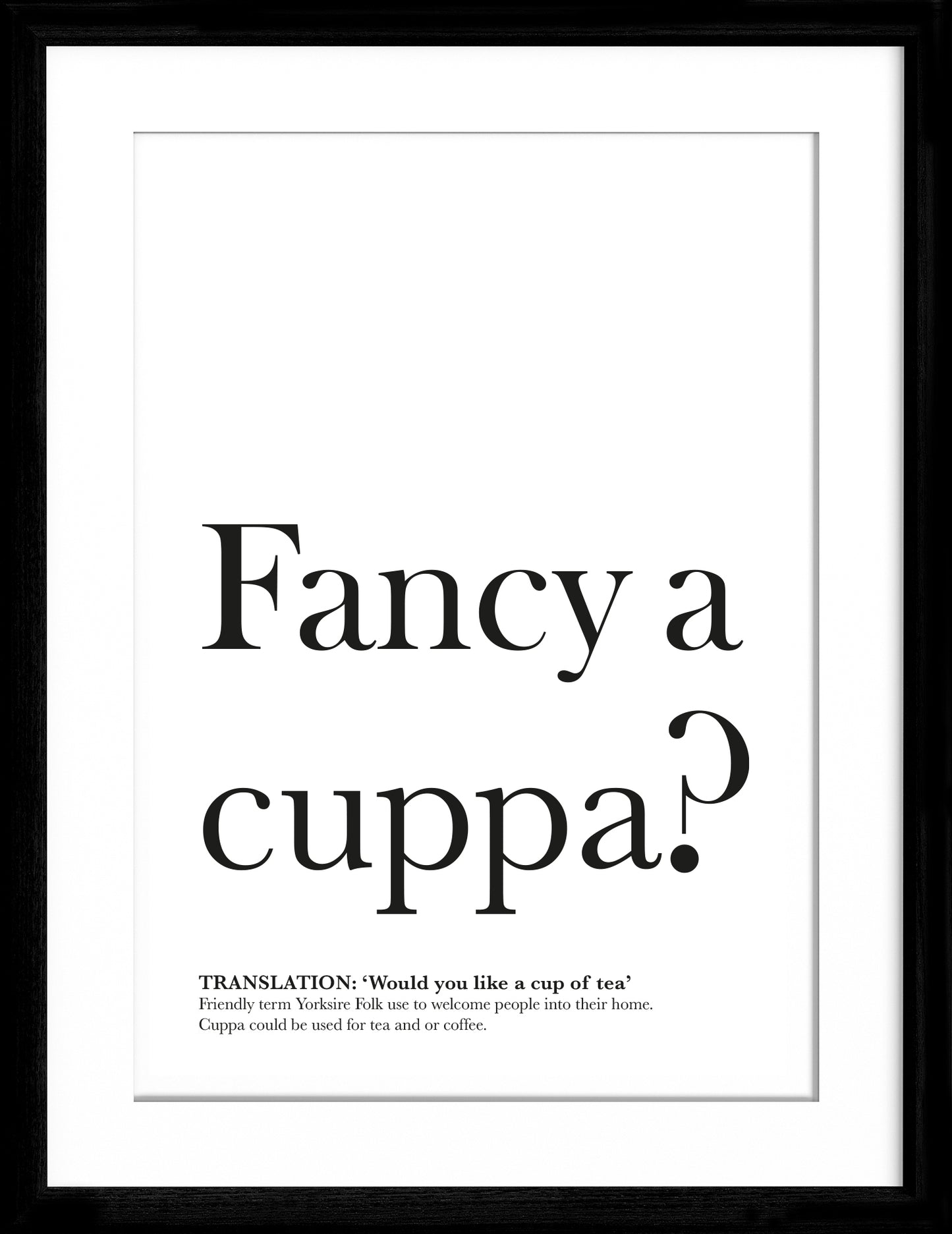 Fancy a Cuppa?