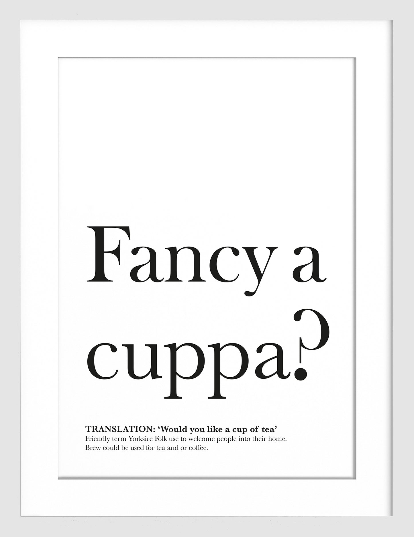 Fancy a Cuppa?