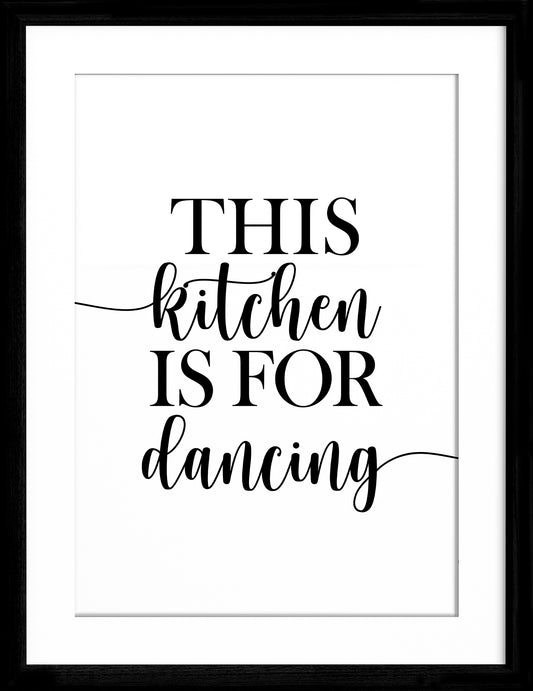 This kitchen is for dancing